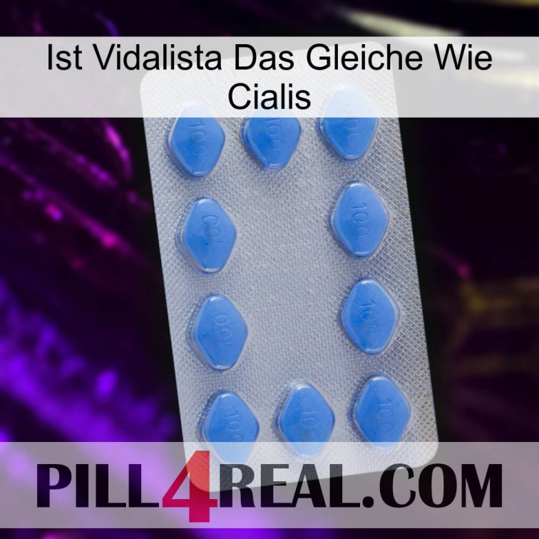 Is Vidalista The Same As Cialis 21
